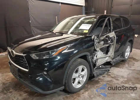 2022 Toyota Highlander Le from USA, damaged, VIN 5TDBZRBH8NS580592